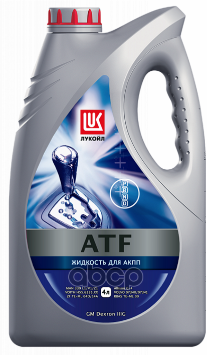 Лукойл Atf Iiih (4L)_Жид. Гидавлич! Красн. (Полус.) Dexron Iiih, Ford Mercon, Allison C-4 LUKOIL арт. 3289608