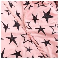 Куртка playToday размер 110, светло-розовый/черный