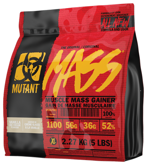 Гейнер Mutant Mass 5 lb Vanilla Ice Cream 2270g (Ванильное мороженое)