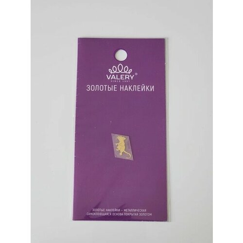 Стикер на телефон золотой