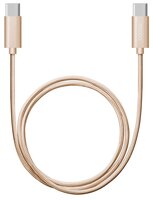 Кабель Deppa Alum USB Type-C - USB Type-C (72248) 1.2 м серебро