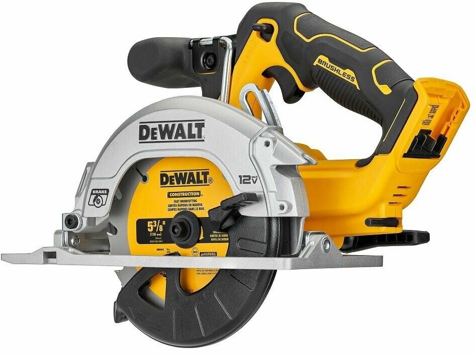 Пила дисковая аккумуляторная DEWALT DCS 512 N - фотография № 5