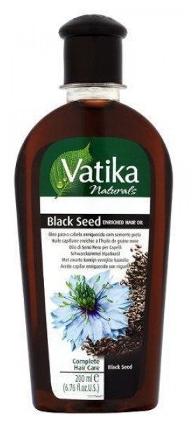Dabur Vatika Масло для волос с семенами чёрного тмина, 194 г, 200 мл