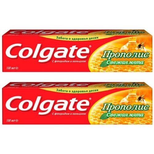 Зубная паста, Colgate, прополис, 100 мл, 2 шт