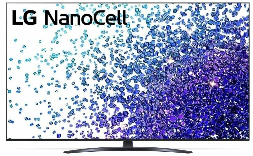 Телевизор NanoCell LG 75NANO766PA 74.5" (2021), черный