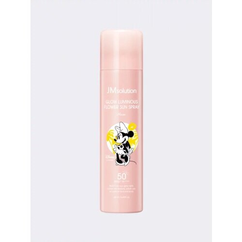 JMsolution Увлажняющий солнцезащитный спрей с экстрактом розы Disney Collection Heart Glow Luminous Flower Sun Spray SPF50+ PA++++, 180мл