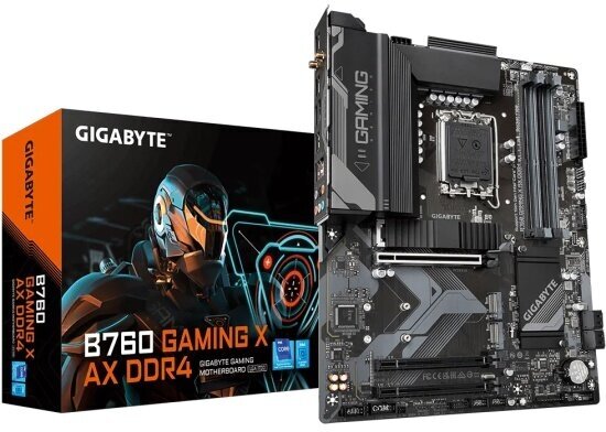 Материнская плата Gigabyte B760 GAMING X AX DDR4 (LGA1700, ATX)