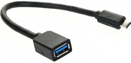 Кабель-адаптер Vcom USB 3.1 Type-Cm USB 3.0 Af, OTG, 1.5A, 5,0Gbps, 0,2m