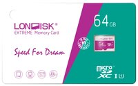 Карта памяти Londisk Extreme microSDXC Class 10 UHS-I U1 64GB