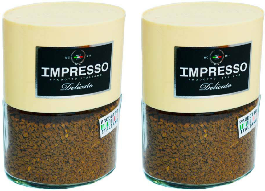Кофе растворимый Impresso Delicato 100 грамм 2 штуки