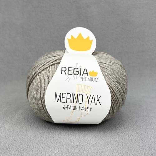 Пряжа MERINO YAK Schachenmayr REGIA PREMIUM, 100 гр/400 м, цвет 07510 бежевый холодный (beige meliert)