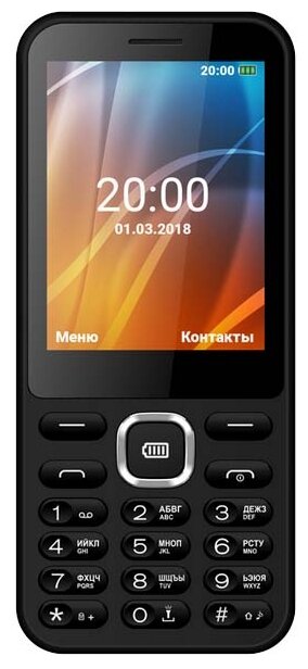 Сотовый телефон Vertex D525, чёрный