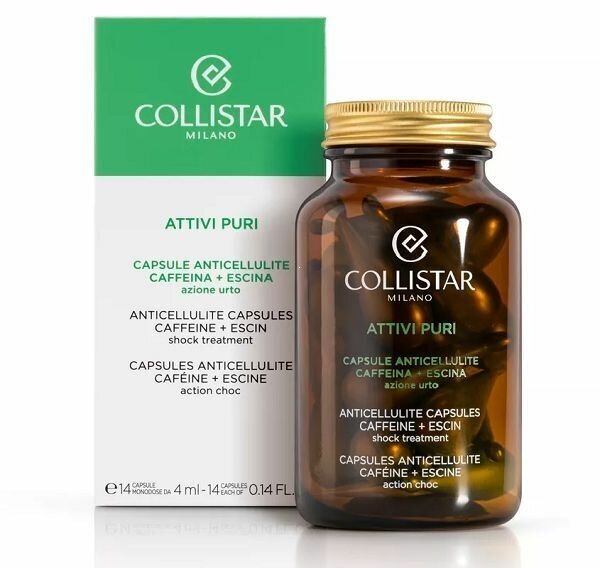 COLLISTAR - PURE ACTIVES ANTICELLULITE CAPSULES Антицеллюлитное средство в капсулах 14 капсул