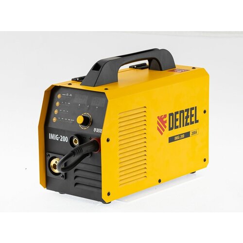 Аппарат инвертор полуавтомат cварки IMIG-200 200 А ПВ 60 катушка 5 кг Denzel 94361 2305600₽