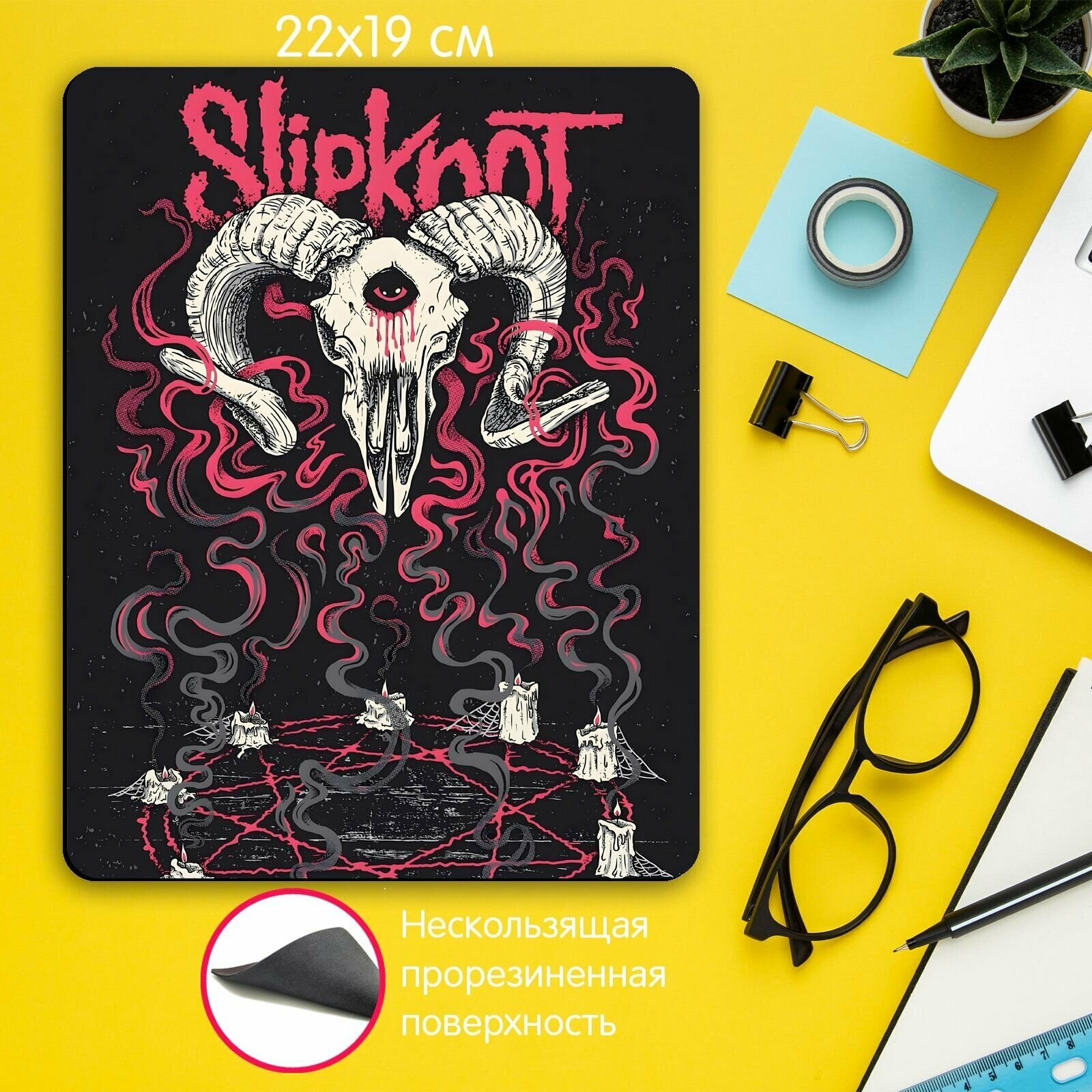 Игровой коврик для мыши рок группа Slipknot