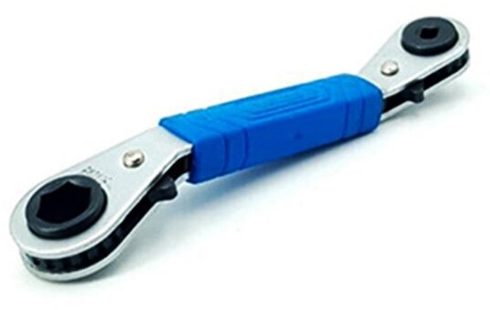 Ключ-трещотка Value VRT-202 для четырехгранных и шестигранных вентилей