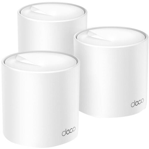 Маршрутизатор TP-Link Deco X50(3-Pack) AX3000 10/100/1000BASE-TX белый (упа wi fi система tp link deco x50 3 pack