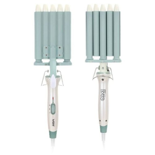 Плойка пять волн для завивки волос VGR Щипцы пятиволновые с керамическим покрытием для завивки волос Стайлер 219900₽