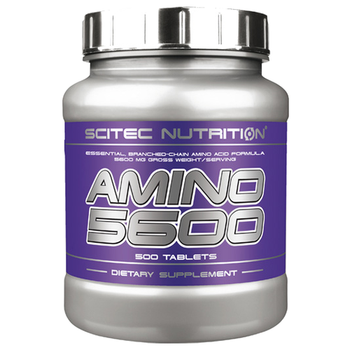 Аминокислотный комплекс Scitec Nutrition Amino 5600, без вкуса, 500 шт. ,4 шт.