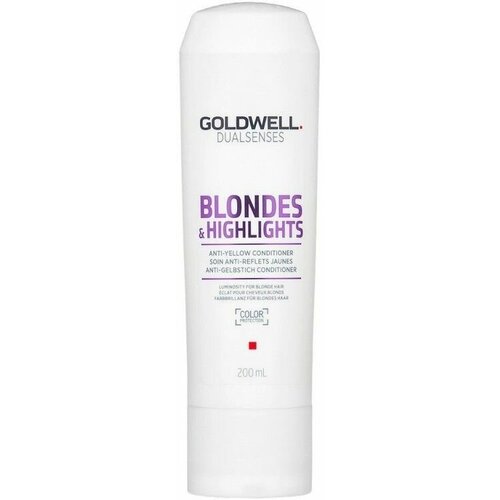 Goldwell Dualsenses Blondes & Highlights - Кондиционер против желтизны сияние для светлых волос 200 мл goldwell dualsenses blondes highlights anti yellow conditioner кондиционер против желтизны 200 мл