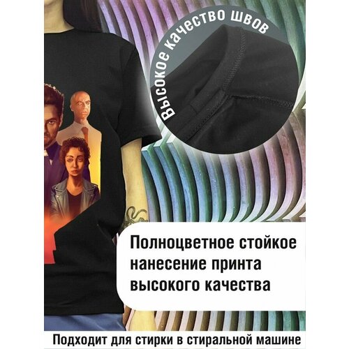 фото Футболка будь на стиле, хлопок, размер s, черный