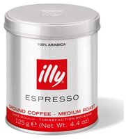 Кофе молотый Illy Espresso средняя обжарка 125 г