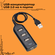 USB-концентратор USB 2.0 на 4 порта / HUB разветвитель USB на 4 п...