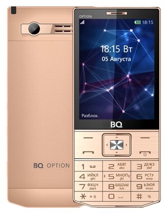 Телефон BQ 3201 Option gold