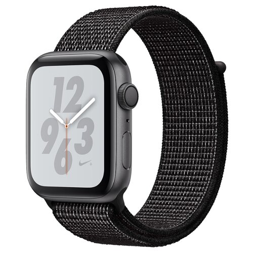 фото Часы Apple Watch Series 4 GPS 40mm Aluminum Case with Nike Sport Loop серый космос/черный