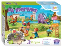 Набор настольных игр Step puzzle Напольное пазл-лото На прогулке (Baby Step)