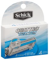 Сменные лезвия Schick Quattro Titanium 8 шт.