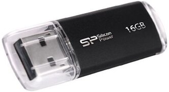 Флешка Silicon Power UFD ULTIMA II-I 16 GB, 1 шт., black