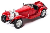 Гоночная машина Bburago Alfa Romeo 8C 2300 Spider Touring (1932) (18-12063) 1:18 24 см красный