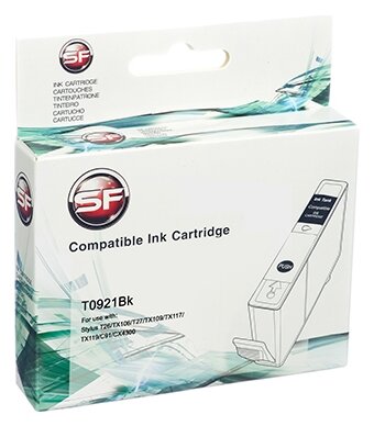 Картридж SuperFine для Epson T0921 Stylus T26/TX106/T27/TX109/TX117/TX119/C91/CX4300 (black)