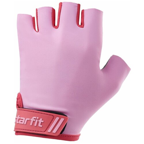 фото Перчатки для фитнеса starfit wg-101, нежно-розовый, р-р xs
