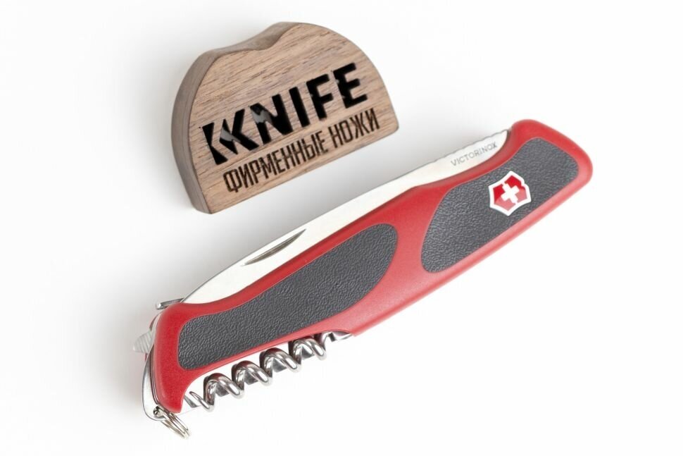 Нож перочинный Victorinox RangerGrip 71 Gardener (0.9713.C) 130мм 7функций красный/черный карт.короб - фото №19