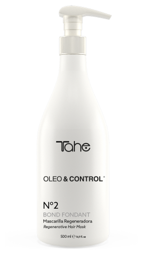Tahe Oleo & Control №2. Регенерирующая маска для питания и разглаживания волос, 500 мл