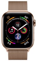 Часы Apple Watch Series 4 GPS + Cellular 40mm Stainless Steel Case with Milanese Loop золотистый
