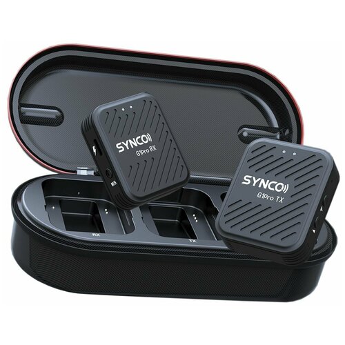 Микрофон петличка беспроводной SYNCO G1(A1)Pro (1 передатчик) с кейсом-зарядкой микрофонная система synco synco g1 a1 pro