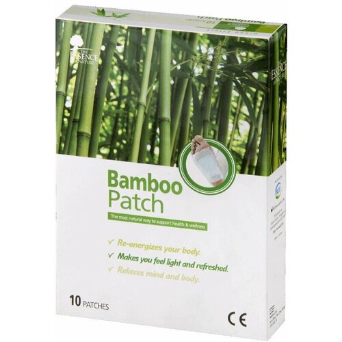 The Essence of Nature Детокс-патчи для ног Bamboo, 10 шт, 105 г