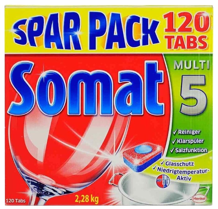 Somat Multi 5 таблетки для посудомоечной машины