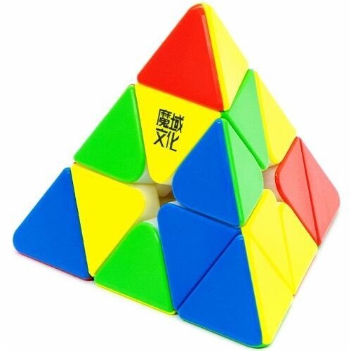 Пирамидка Рубика Магнитная MoYu Pyraminx WeiLong Magnetic / Головоломка / Цветной пластик 3x3x3 moyu weilong gts3 m магнитный пазл magic gts3m gts 3 m магниты cubo magico профессиональные игрушки для детей