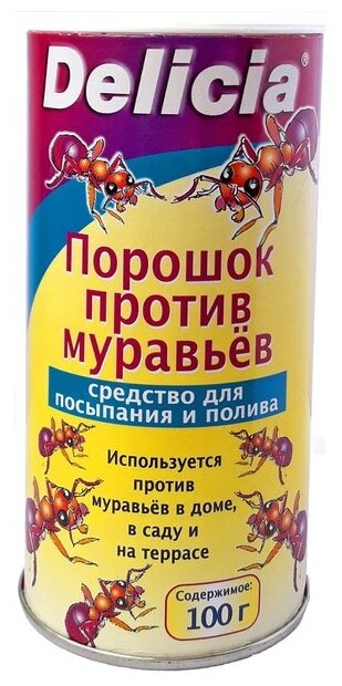 Средство для борьбы с муравьями DELICIA, порошок, 100 г