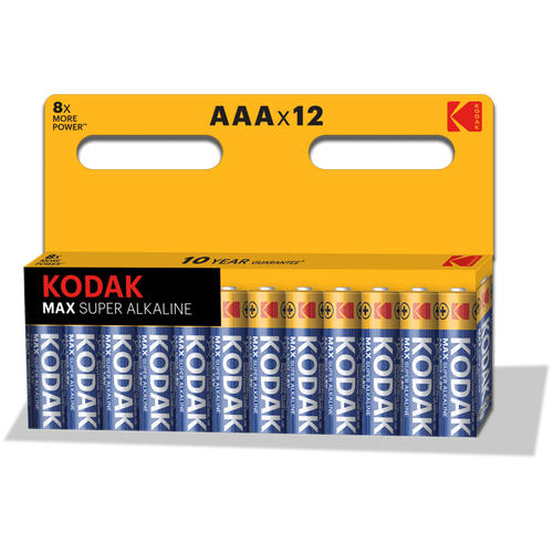 Элемент питания KODAK MAX LR03 BL12 (K3A-12) (120/720) kodak б0005124 kodak max lr03 4bl aaa щелочные батарейки блистер 4 шт