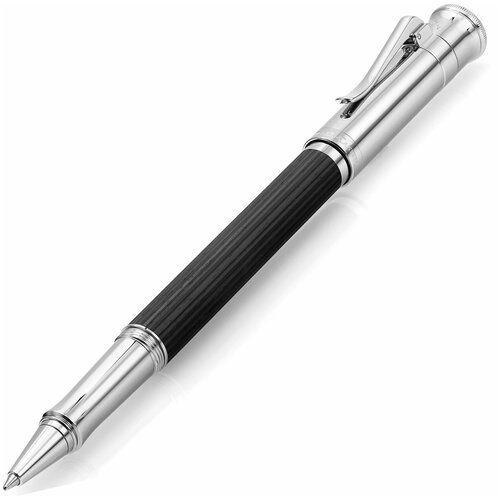 Ручка-роллер Graf von Faber-Castell Classic Ebony & Platinum Plated (FCG145511) ручка роллер faber castell ручка роллер faber castell free ink синяя 1 5мм