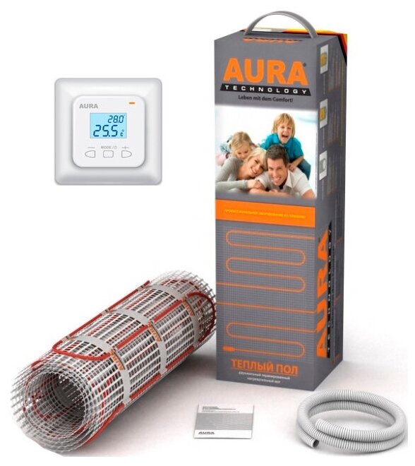 Нагревательный мат 4 м<sup>2</sup> Aura - фото №13