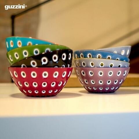 Салатница 25 см Guzzini Le Murrine жёлто-серый - фото №8