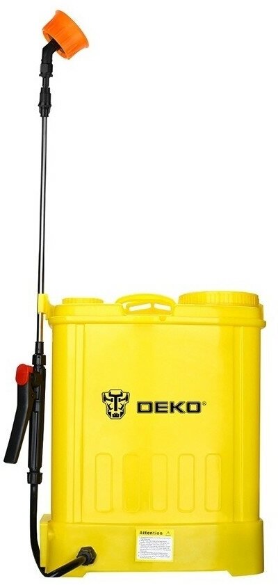 Опрыскиватель Deko DKSP12 14л желтый (065-0951)