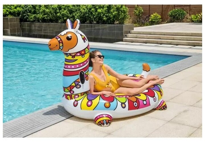 матрас надувной BESTWAY Лама 193x151см - фото №9