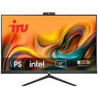 Моноблок IRU Office 27IH5P2K, 27", IPS, Intel Core i5 11400, DDR4 16ГБ, SSD 1024, Intel UHD Graphics 730, Free DOS, черный (1865034)